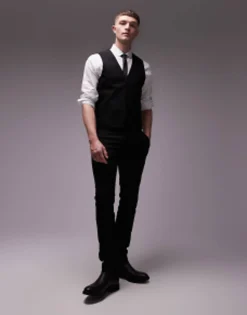 Suits & Tailoring*Topman Stretch Super Skinny Suit In Black