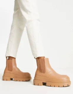 Chelsea Boots*Topshop Brody Chunky Chelsea Boot In Camel