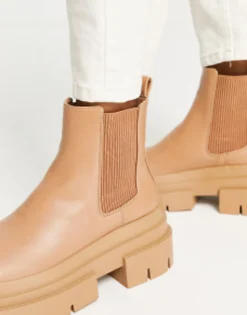 Chelsea Boots*Topshop Brody Chunky Chelsea Boot In Camel