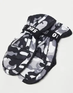 Gloves*Topshop Sno Ski Mittens In Grey