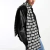 Scarves*UGG Repeat Logo Scarf In Black
