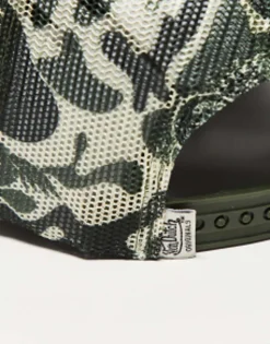 Caps*Von Dutch Tampa Trucker Camp In Camo Print Green