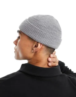 Beanies*Weekday Stan Fisherman Beanie In Exclusive At Asos Grey