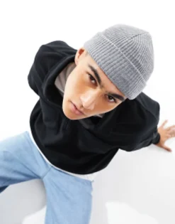 Beanies*Weekday Stan Fisherman Beanie In Exclusive At Asos Grey