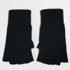 Gloves*Weekday Unisex Wood Fingerless Gloves In Black
